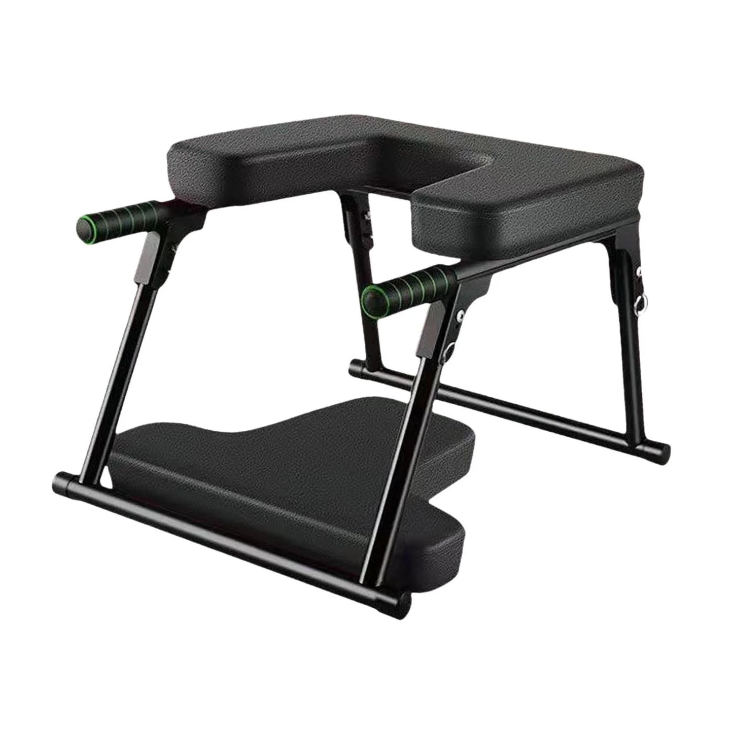 Yoga Headstand Bench Inversion Chair Fitness Balance Training Home Headstand S Practice Head Stand Yoga Headstand Stool Black with Mat