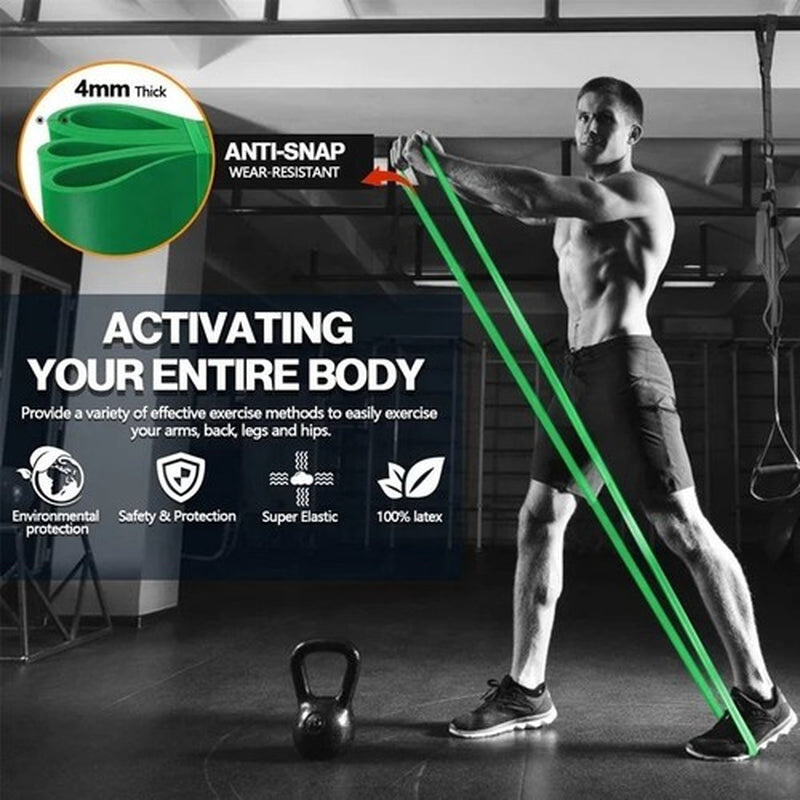 Heavy Duty Resistance Bands Set 5 Loop for Gym Exercise Pull up Fitness Workout