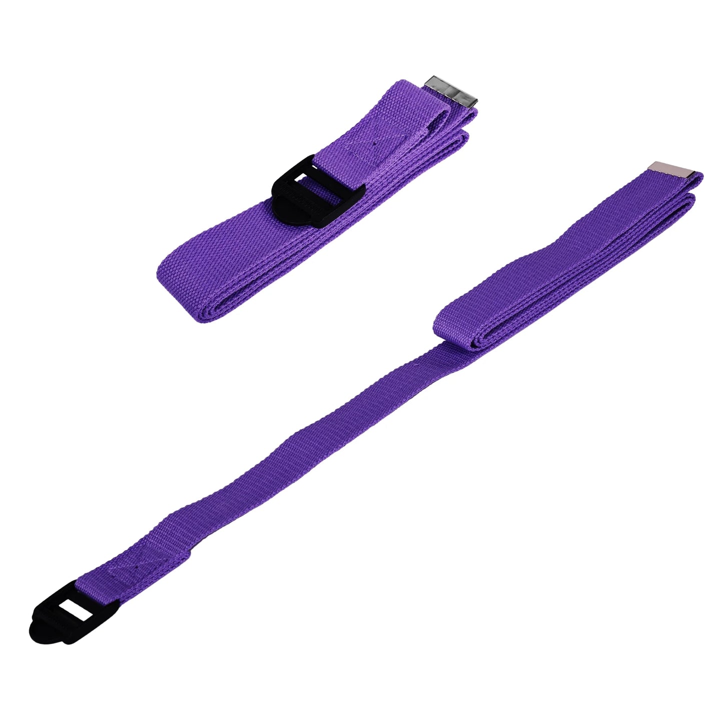 Fitness 7 Pc Yoga Set W/ Mat, Stretch Strap, & Knee Pad, Purple
