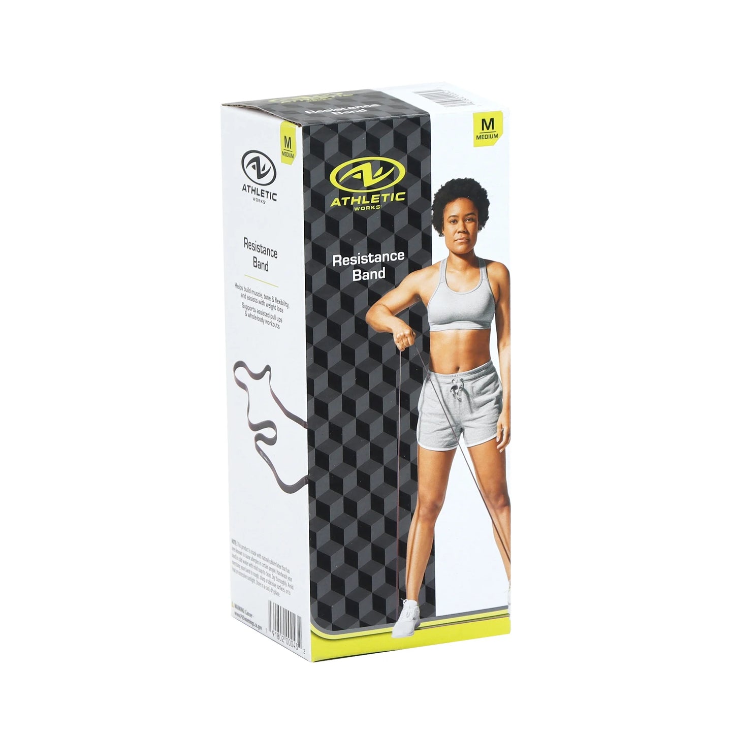 Resistance Bands, Medium, Natural Latex, 40Inx0.86In, Purple