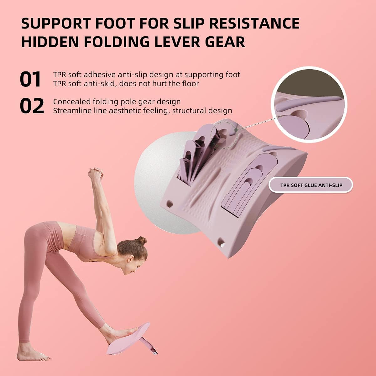 Slant Board for Calf Stretching, Massagers for Neck and Back, Foot, 3 in 1 Training Exercise Equipment with Adjustable 7 Level 350 Lb Capacity for Achilles Tendonitis Plantar Fasciitis Relief