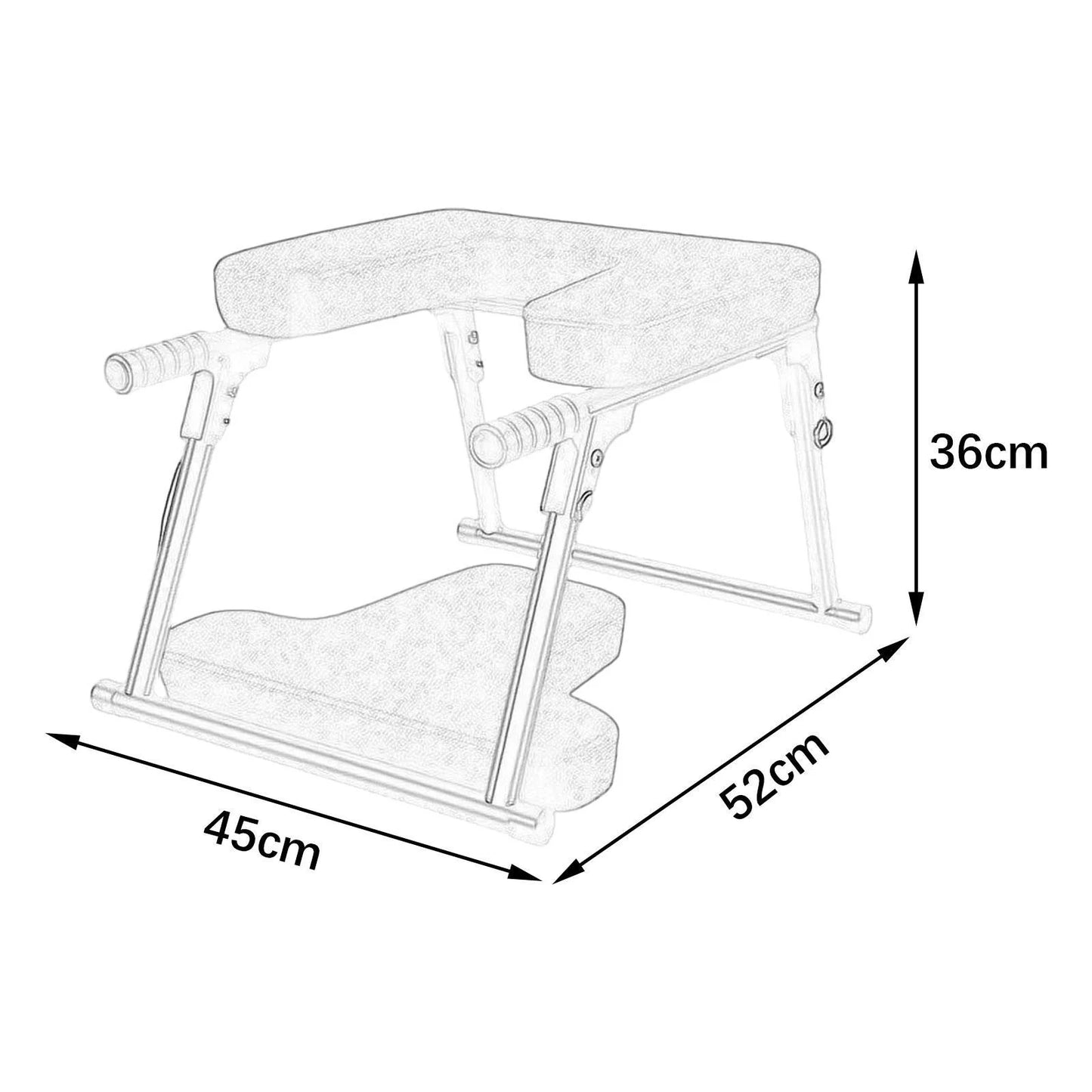 Yoga Headstand Bench Inversion Chair Fitness Balance Training Home Headstand S Practice Head Stand Yoga Headstand Stool Black with Mat