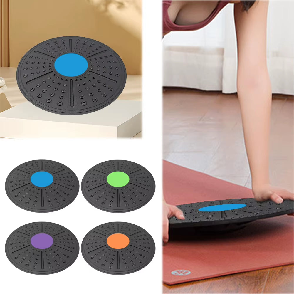 Wobble Balance Board Yoga Swing Balance Board Non-Slip Balance Trainer Portable Stability Board for Full Body Exercise
