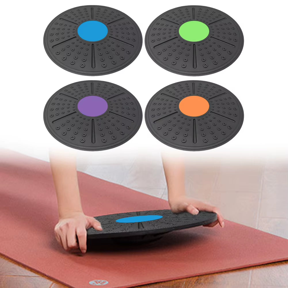 Wobble Balance Board Yoga Swing Balance Board Non-Slip Balance Trainer Portable Stability Board for Full Body Exercise