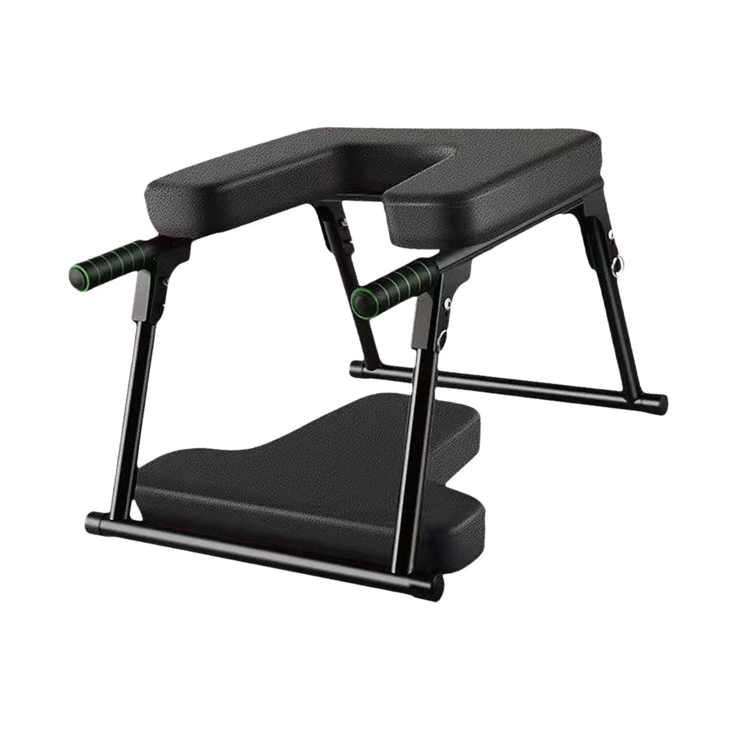 Yoga Headstand Bench Inversion Chair Fitness Balance Training Home Headstand S Practice Head Stand Yoga Headstand Stool Black with Mat