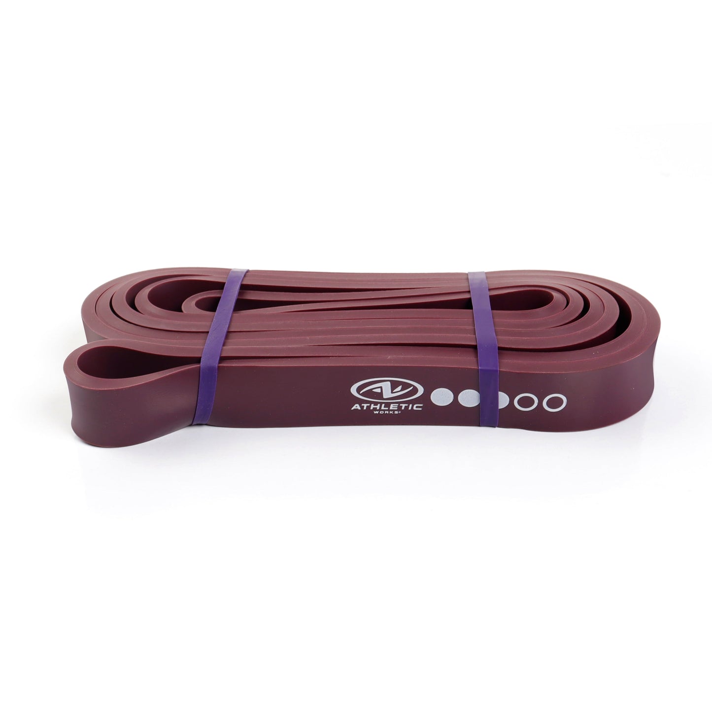 Resistance Bands, Medium, Natural Latex, 40Inx0.86In, Purple