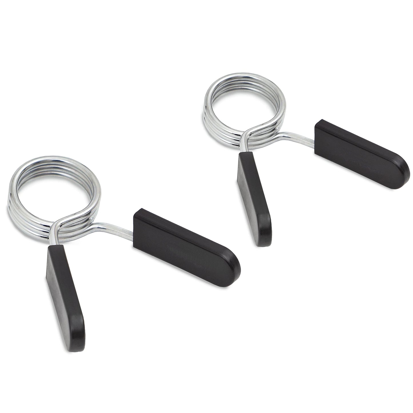 Bar Clips Barbell Clamps, Barbell Spring Clip Collar 2-Inch Pair with Easy-Grip Handles for Weightlifting, Powerlifting, Crossfit and Strength Training