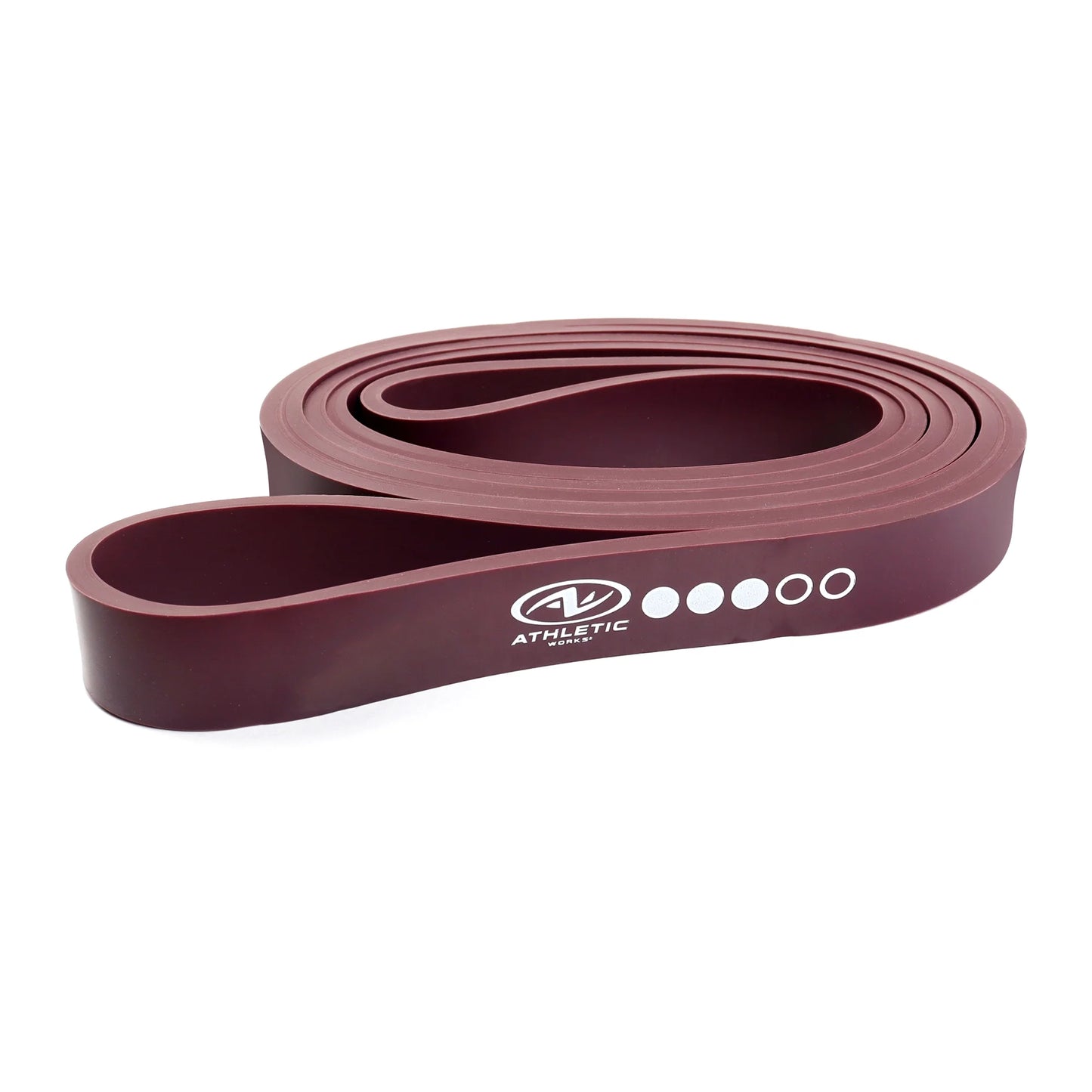 Resistance Bands, Medium, Natural Latex, 40Inx0.86In, Purple