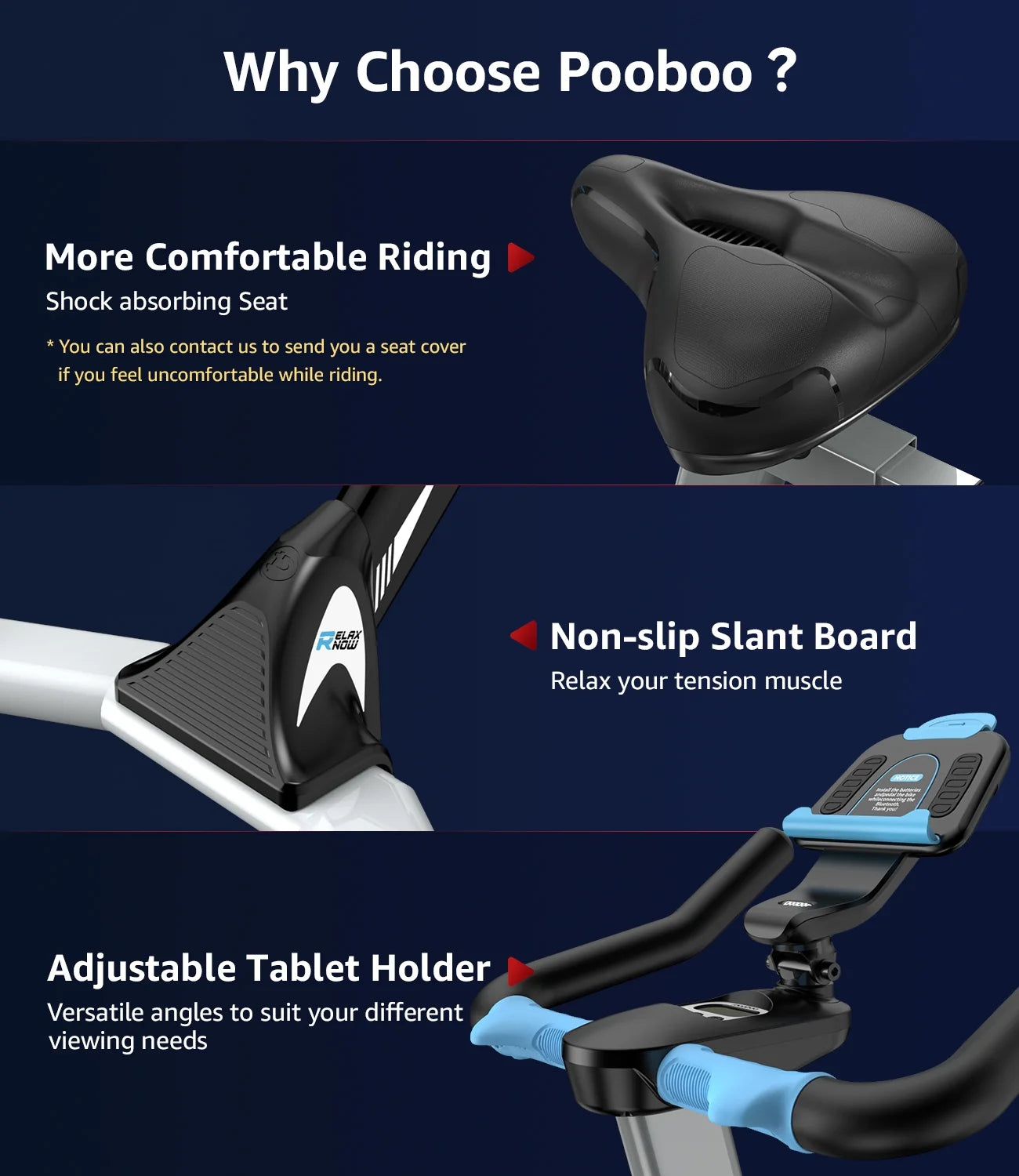 Bluetooth Magnetic Exercise Bike Indoor Cycling Bike Stationary Bikes 40Lbs Flywheel 350Lbs