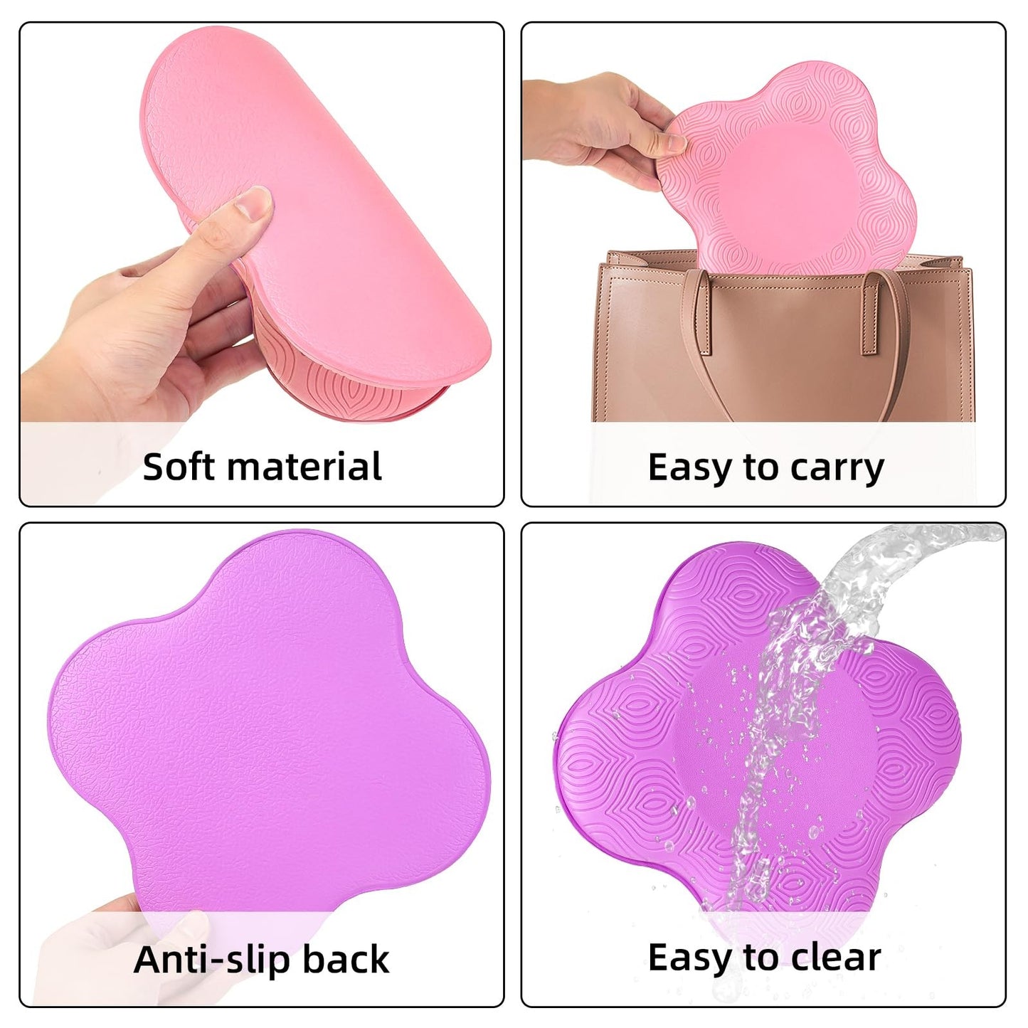 Yoga Knee Pads, Set of 4, Cushions for Knees and Elbows, Fitness, Meditation,...