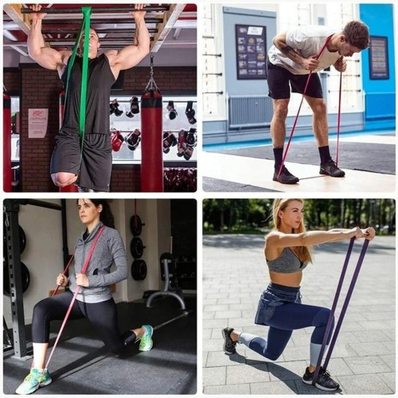 Heavy Duty Resistance Bands Set 5 Loop for Gym Exercise Pull up Fitness Workout