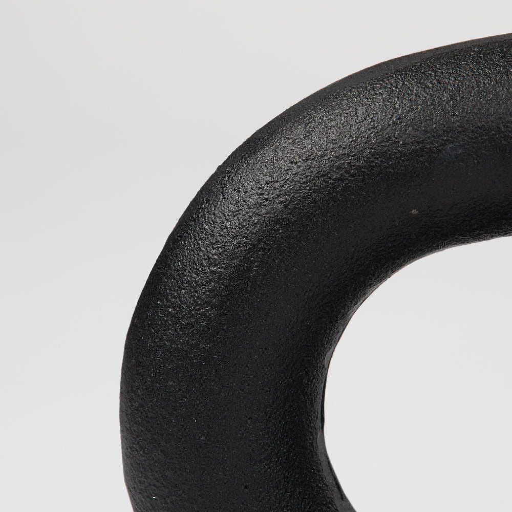 50 LB Cast Iron Kettlebell, Single Piece Casting, LB Markings, Full Body Workout