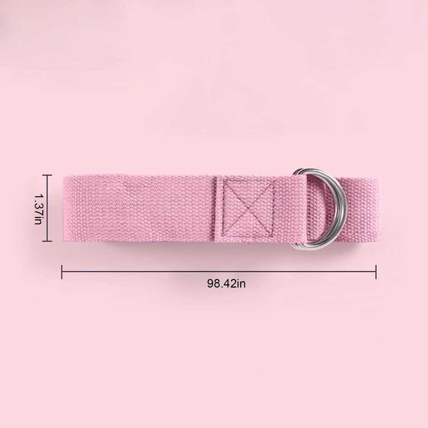 School Sports & Outdoors Yoga Strap Bands for Stretching Belt Pilates Dance Straps with Safe Adjustion D-Ring Buckle, Non Elastis Accessories, Home Gift