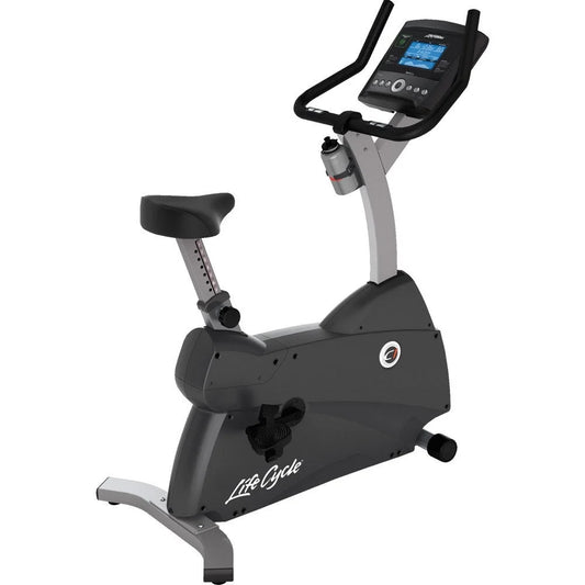 C1 Upright Indoor Cycling Exercise Bike with Go Console