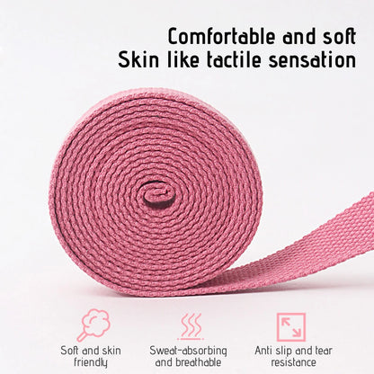 School Sports & Outdoors Yoga Strap Bands for Stretching Belt Pilates Dance Straps with Safe Adjustion D-Ring Buckle, Non Elastis Accessories, Home Gift