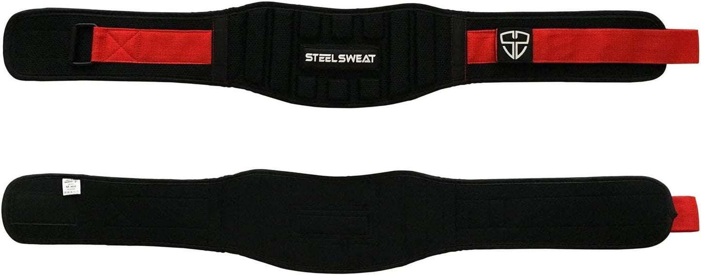 Weight Lifting Belt - Nylon 6-Inch Firm & Comfortable Back Support, Best for Workouts at the Gym, Weightlifting or Crossfit. Easily Adjustable Viper Large