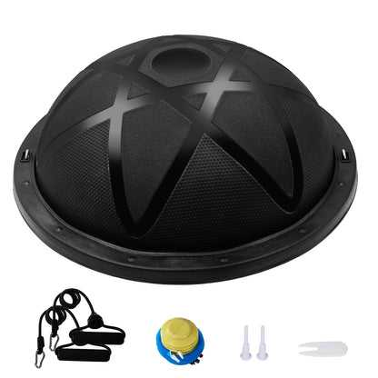 Succebuy 23In Half Exercise Ball Trainer Balance Ball Trainer 660Lbs Capacity Stability Yoga Ball for Home Gym Full Body Workout