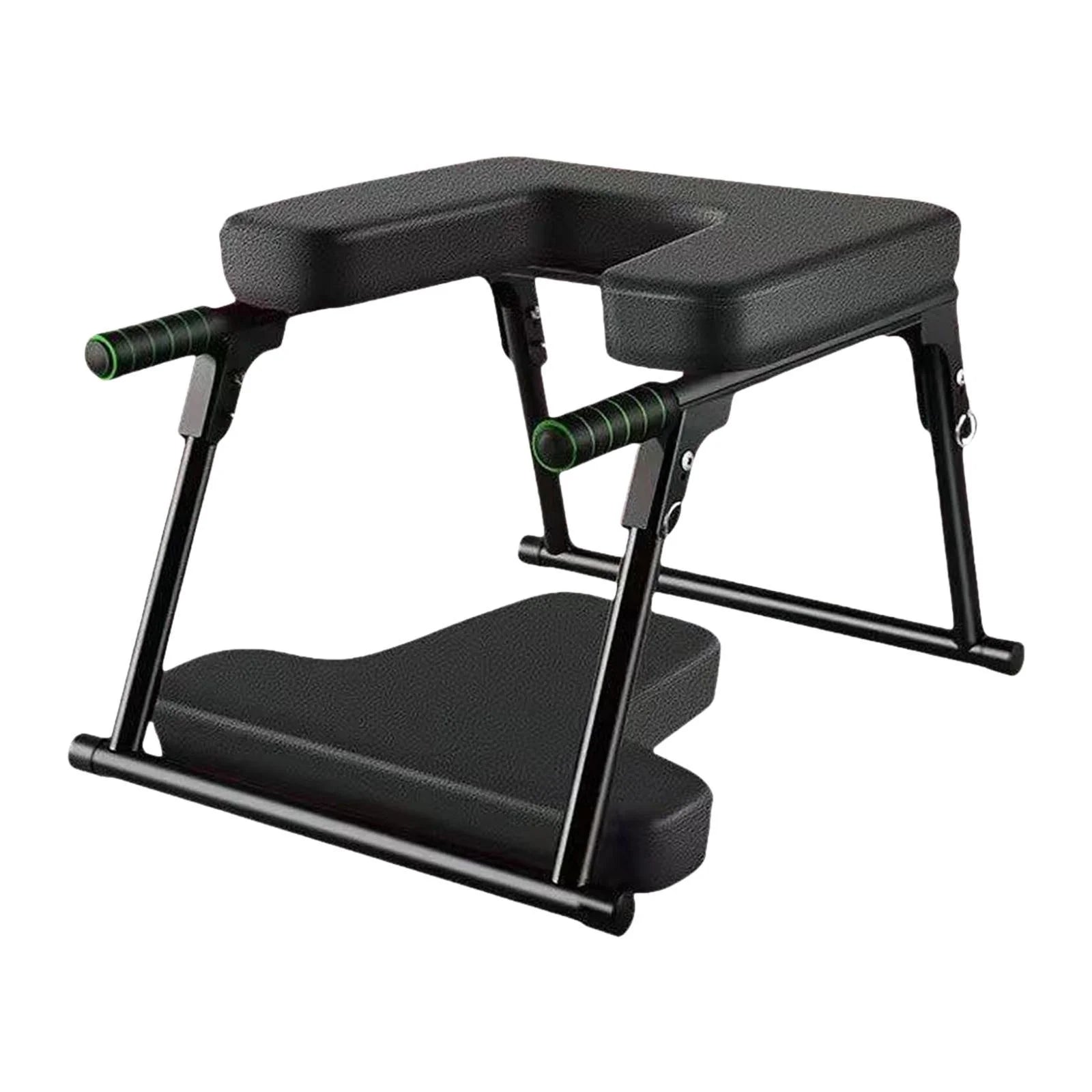 Yoga Headstand Bench Inversion Chair Fitness Balance Training Home Headstand S Practice Head Stand Yoga Headstand Stool Black with Mat