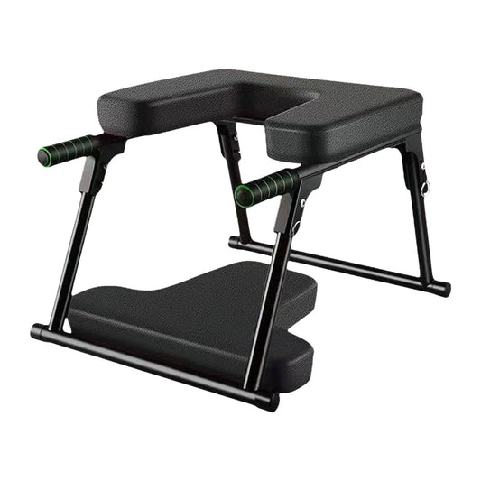 Yoga Headstand Bench Inversion Chair Fitness Balance Training Home Headstand S Practice Head Stand Yoga Headstand Stool Black with Mat