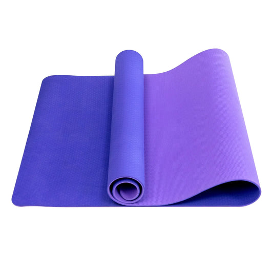Extra Thick Yoga Mat 24"X72"X0.24" Thickness 6Mm -Eco Friendly Material- with High Density Anti-Tear Exercise Bolster