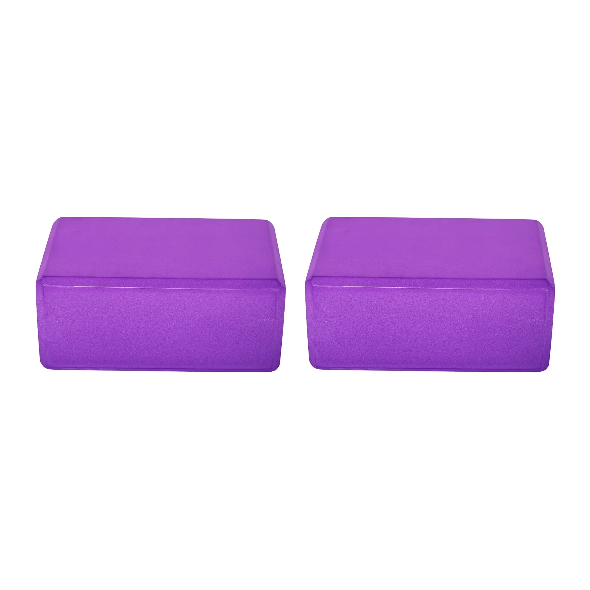 Fitness 7 Pc Yoga Set W/ Mat, Stretch Strap, & Knee Pad, Purple
