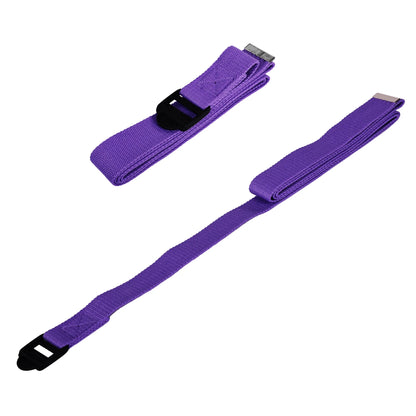 Fitness 7 Pc Yoga Set W/ Mat, Stretch Strap, & Knee Pad, Purple