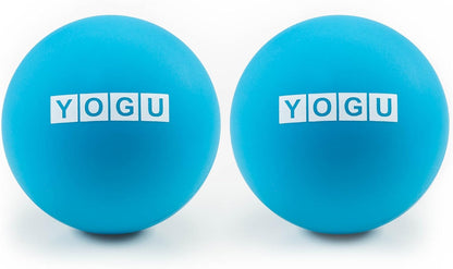 Peanut Double Ball or Set of 2 Firm Massage Lacrosse Balls for Myofascial Release, Trigger Point Therapy, Muscle Knots, and Yoga Therapy Massage Ball