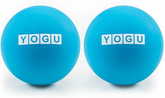 Peanut Double Ball or Set of 2 Firm Massage Lacrosse Balls for Myofascial Release, Trigger Point Therapy, Muscle Knots, and Yoga Therapy Massage Ball