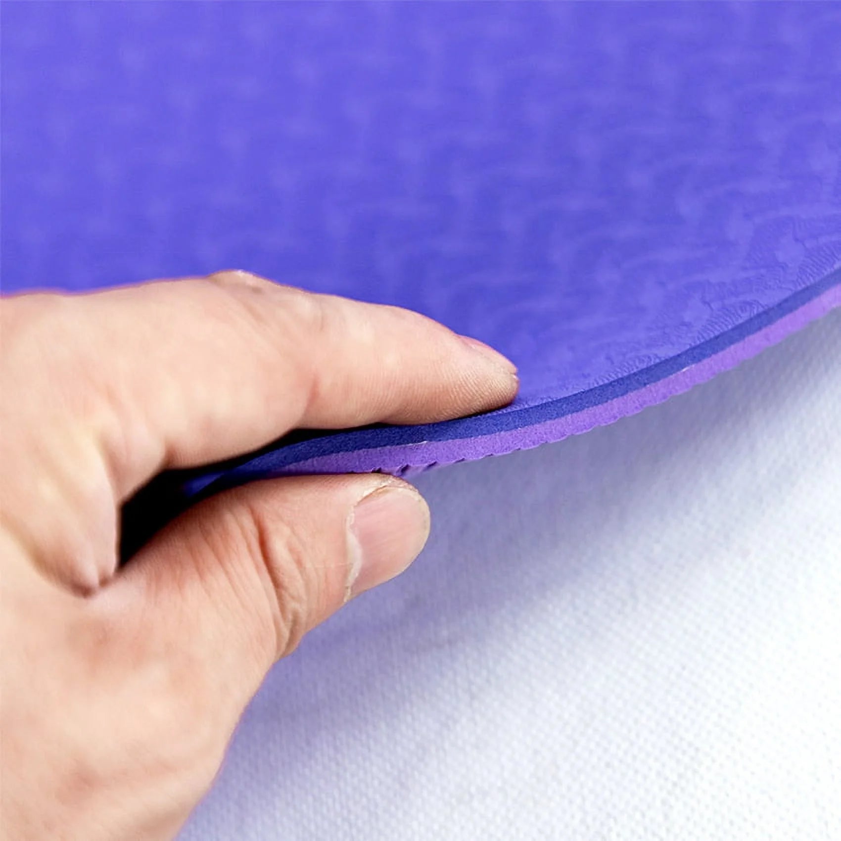 Extra Thick Yoga Mat 24"X72"X0.24" Thickness 6Mm -Eco Friendly Material- with High Density Anti-Tear Exercise Bolster