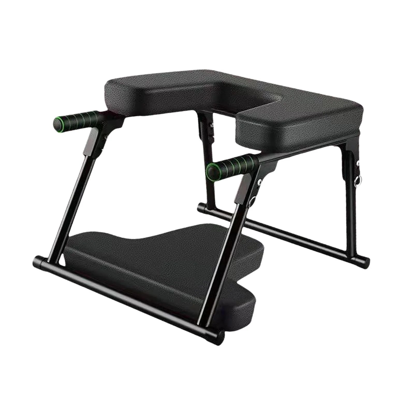 Yoga Headstand Bench Inversion Chair Fitness Balance Training Home Headstand S Practice Head Stand Yoga Headstand Stool Black with Mat
