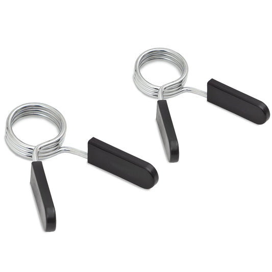 Bar Clips Barbell Clamps, Barbell Spring Clip Collar 2-Inch Pair with Easy-Grip Handles for Weightlifting, Powerlifting, Crossfit and Strength Training