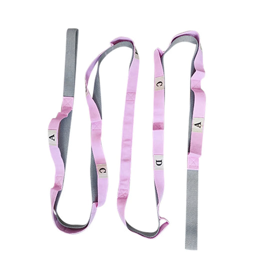 Yoga Stretching Strap with Multi-Loop Wear-Resistant Non-Elastic Physical Therapy Stretch Band Leg Stretch Strap