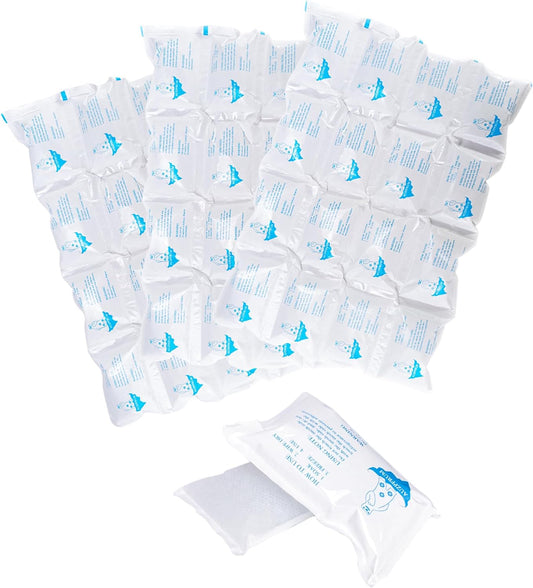 Dry Ice Packs for Shipping Frozen Food, 3 Sheets Reusable Cold Ice Packs for ...
