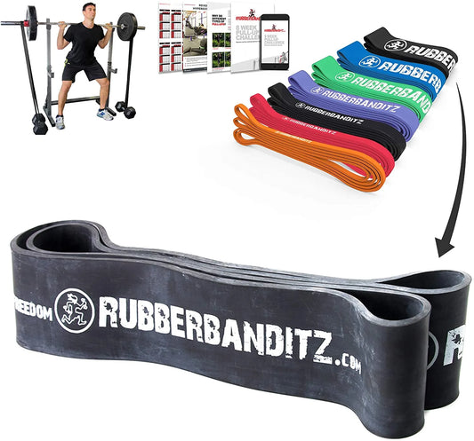 Pull up Assist Resistance Bands by  | Heavy Duty Loop Workout & Exercise Bands