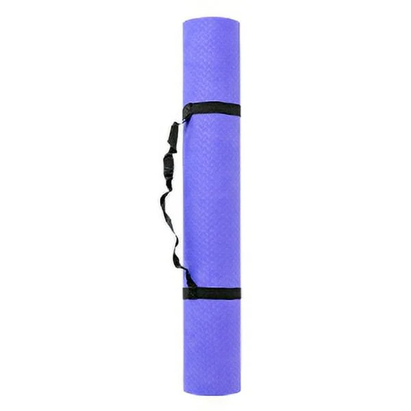 Extra Thick Yoga Mat 24"X72"X0.24" Thickness 6Mm -Eco Friendly Material- with High Density Anti-Tear Exercise Bolster