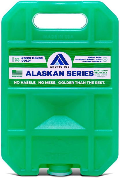 Alaskan Series Long Lasting Reusable Ice Pack - Freezes at 32° Fahrenheit - Keeps Food & Drinks Cool without the Risk of Freezing