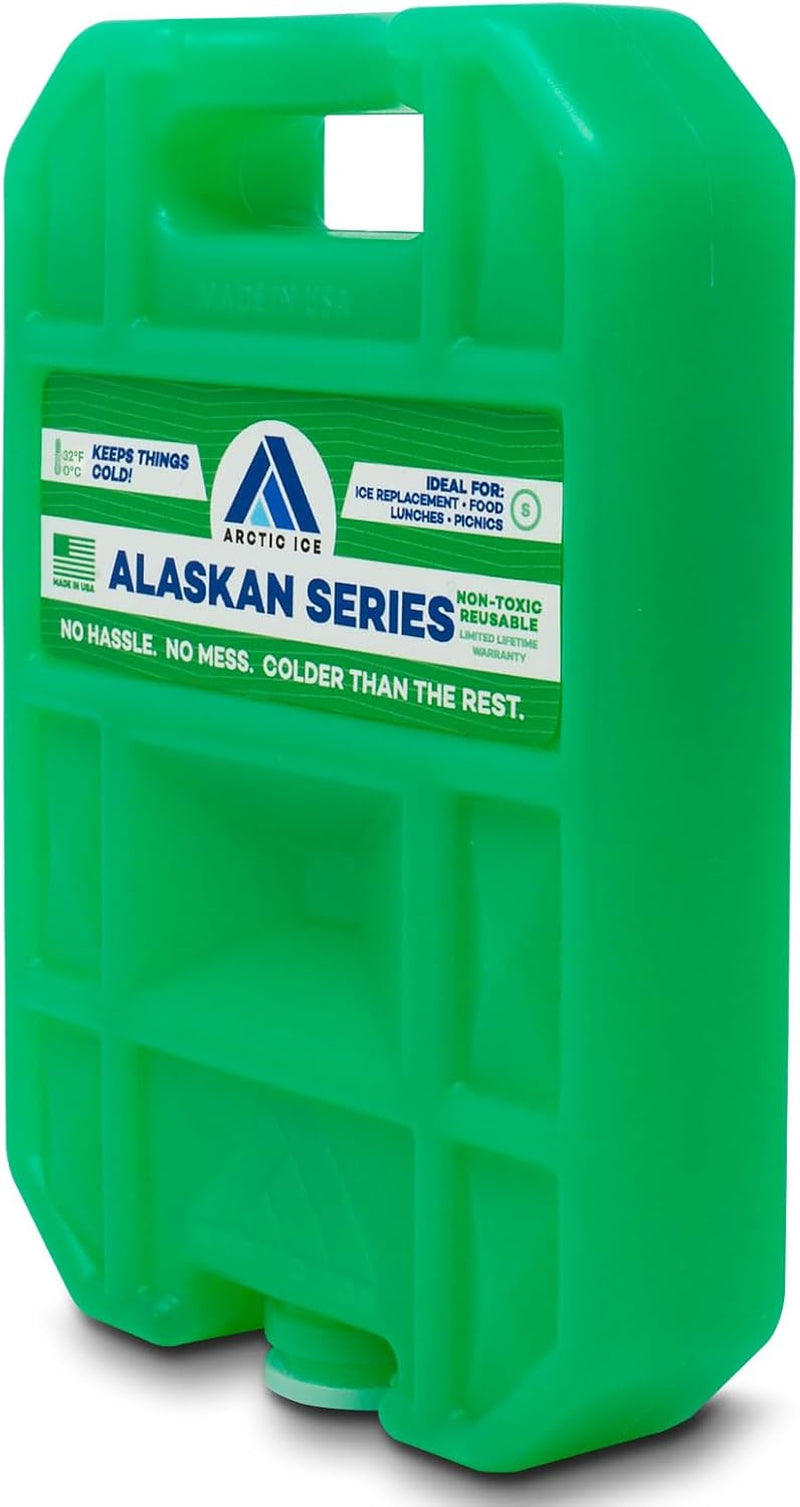 Alaskan Series Long Lasting Reusable Ice Pack - Freezes at 32° Fahrenheit - Keeps Food & Drinks Cool without the Risk of Freezing