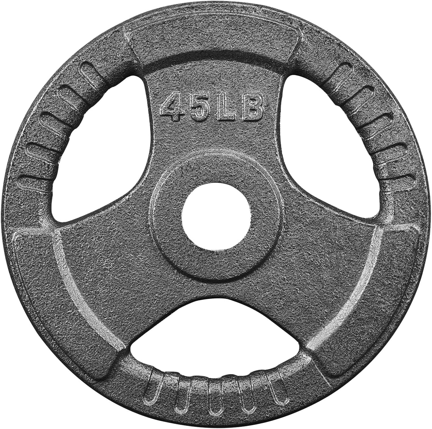 2-Inch Standard Grip Weight Plates Cast Iron Strength Training for Barbell